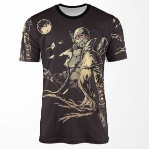Fallout Ncr Ranger Sketch Fan Art Poster All-over-print T-shirt