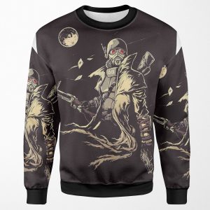 Fallout Ncr Ranger Sketch Fan Art Poster All-over-print Unisex Sweatshirt