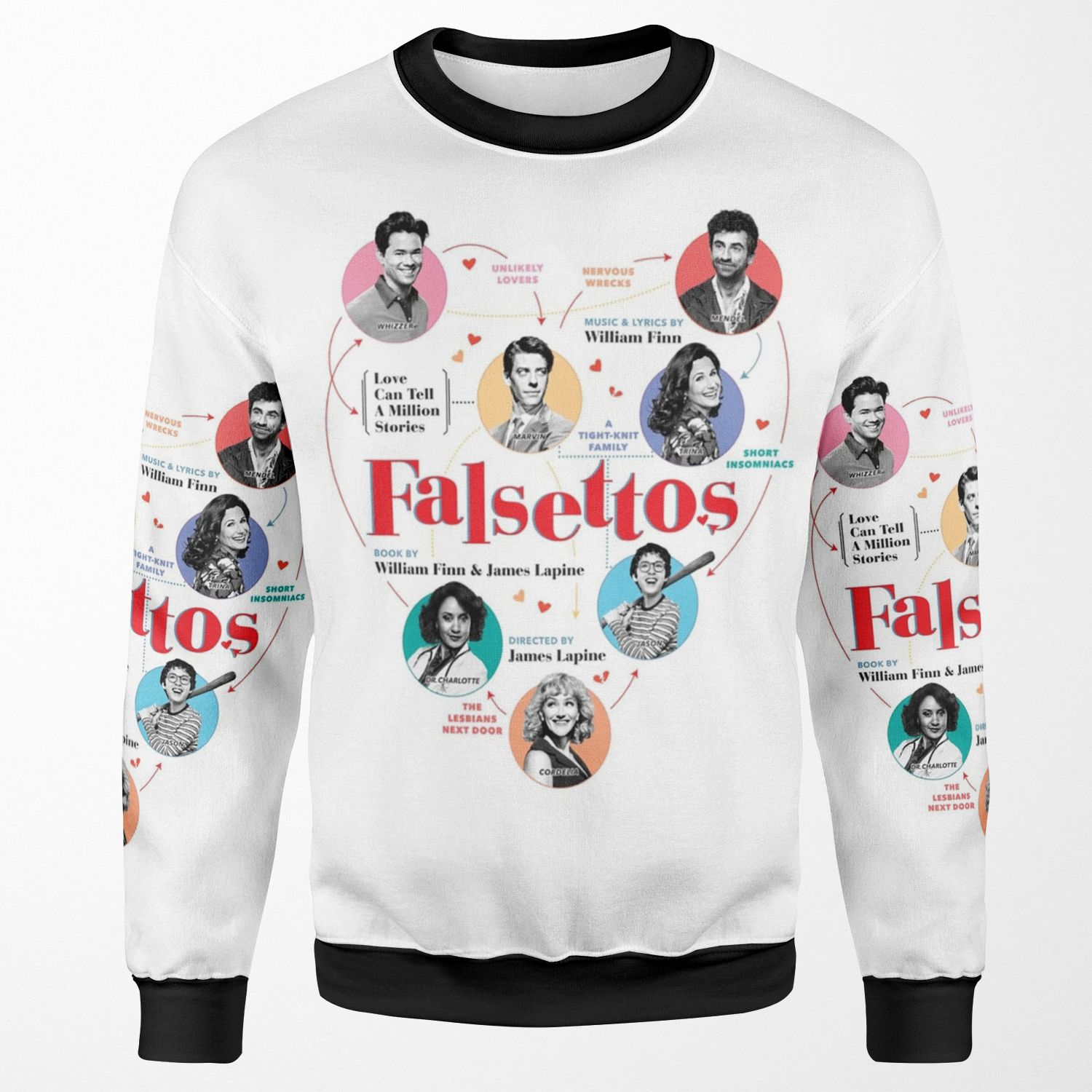 Falsettos 2016 Poster All-over-print Unisex Sweatshirt