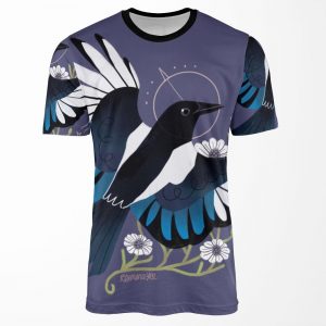 Familiar European Magpie All-over-print T-shirt