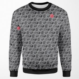 Fantasy Dice Pattern All-over-print Unisex Sweatshirt