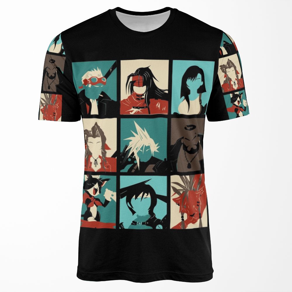 Fantasy Final Seven All-over-print T-shirt