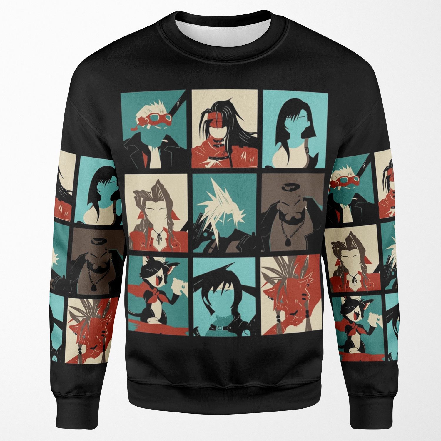 Fantasy Final Seven All-over-print Unisex Sweatshirt