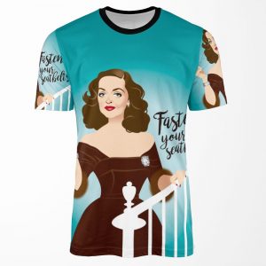 Fasten Your Seatbelts All-over-print T-shirt