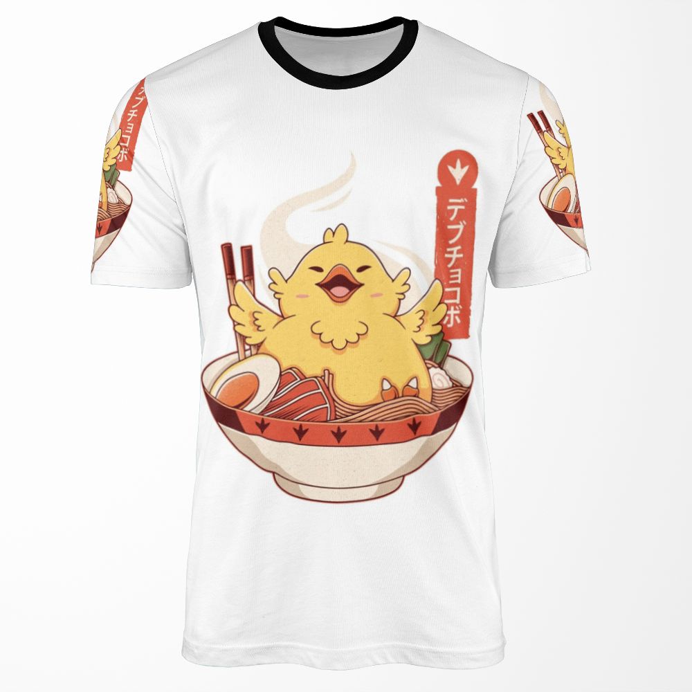 Fat Chocobo Ramen All-over-print T-shirt
