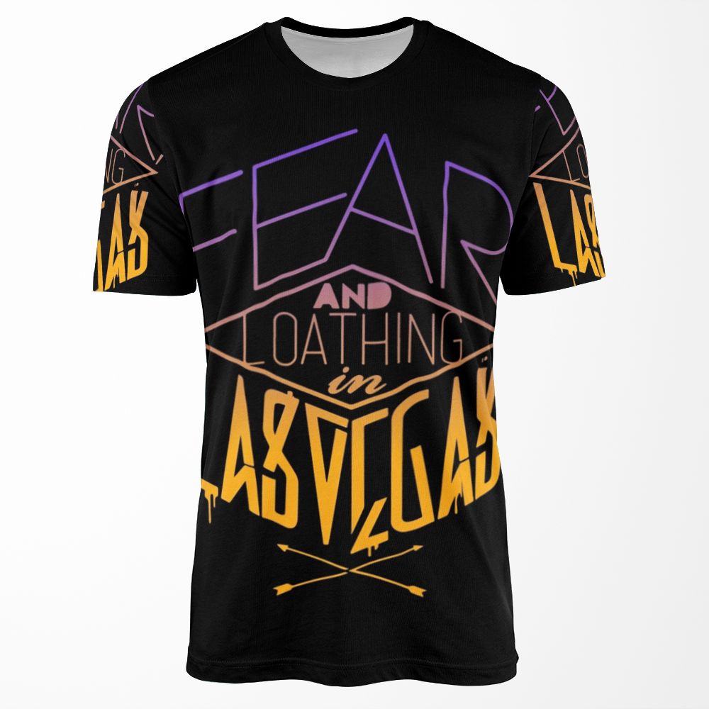 Fear And Loaghing In Las Vegas Band Logo All-over-print T-shirt