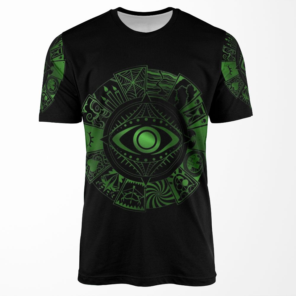 Fears Wheel All-over-print T-shirt