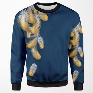 Feather Cascade All-over-print Unisex Sweatshirt