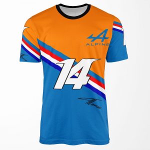 Fernando Alonso Alpine Design All-over-print T-shirt