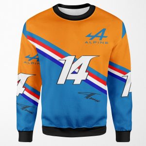 Fernando Alonso Alpine Design All-over-print Unisex Sweatshirt