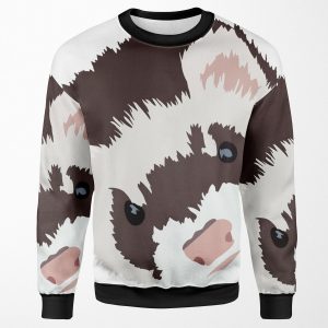 Ferret Head All-over-print Unisex Sweatshirt