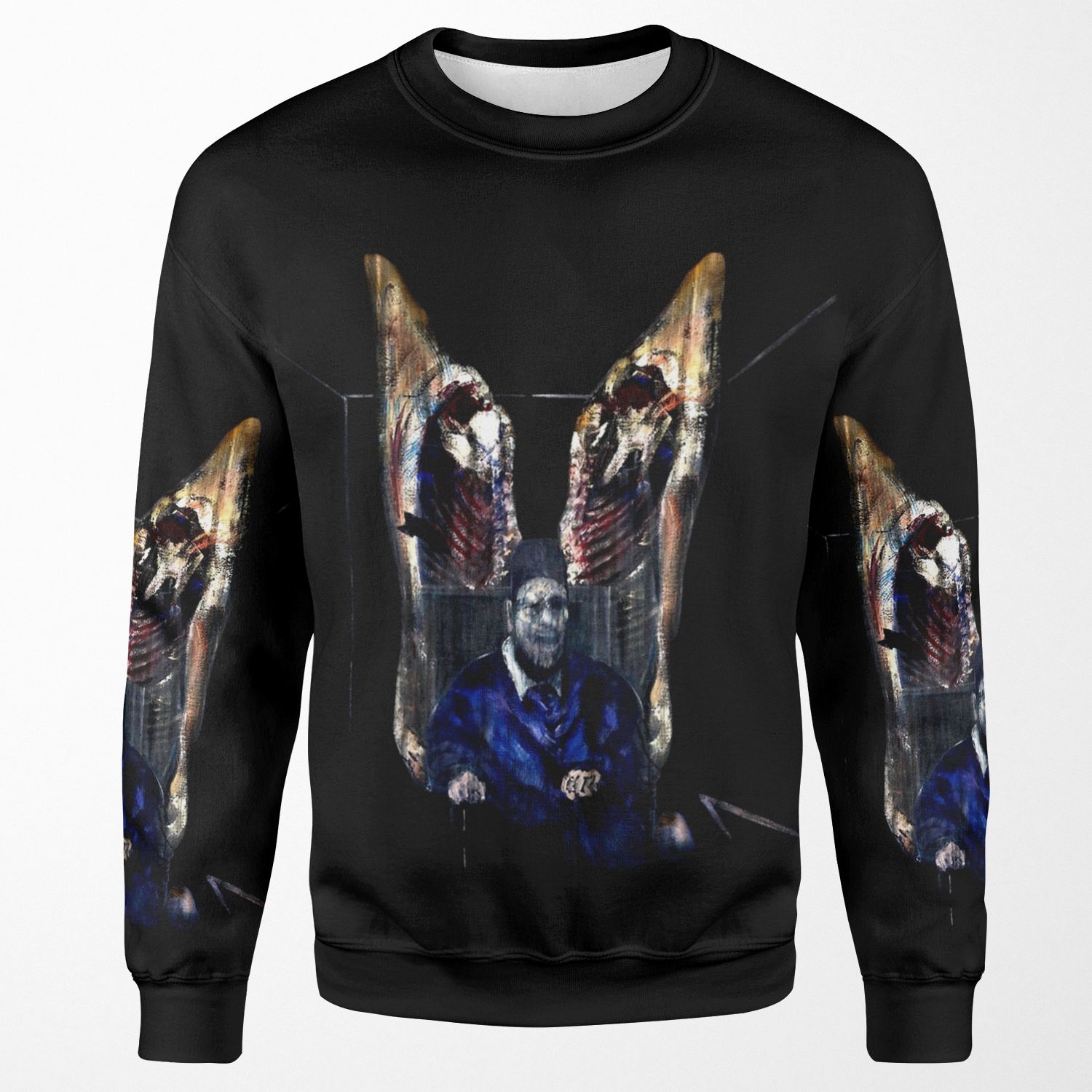 Figure With Meat Francis Bacon Painting Art Lover Gift T Shirt Or Mask All-over-print Unisex Sweatshirt