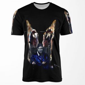 Figure With Meat Francis Bacon Painting Art Lover Giftor Mask All-over-print T-shirt