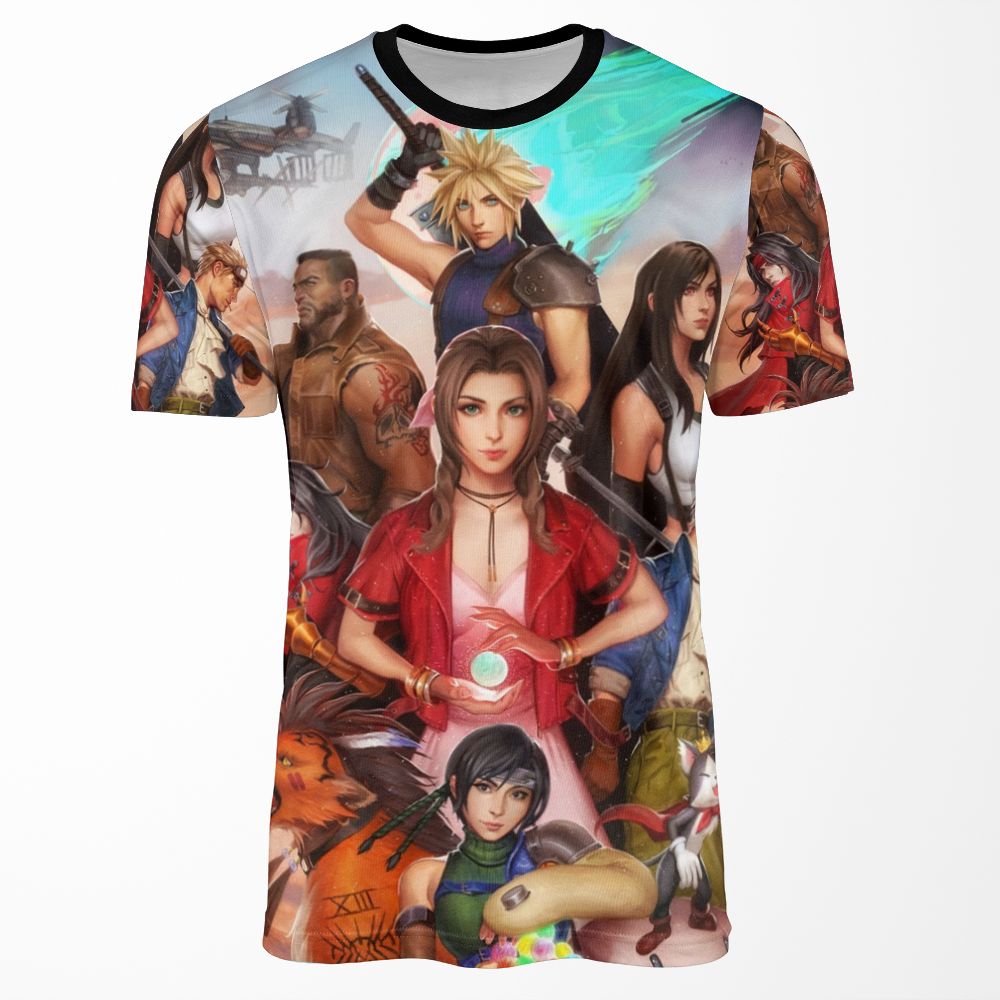 Final Fantasy 7Final Fantasy Vii Ff7 Cast Art All-over-print T-shirt