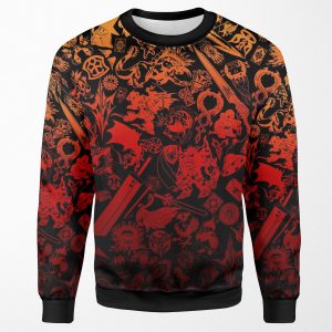 Final Fantasy Moogle Verse Red All-over-print Unisex Sweatshirt