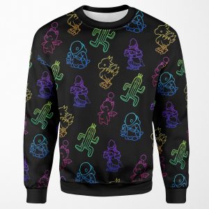 Final Fantasy Outlines All-over-print Unisex Sweatshirt