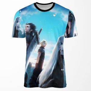 Final Fantasy Vii Crisis Core Meeting All-over-print T-shirt