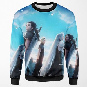 Final Fantasy Vii Crisis Core Meeting All-over-print Unisex Sweatshirt