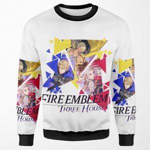 Fire Emblem Three Houses Edelgard Dimitri Claude All-over-print Unisex Sweatshirt