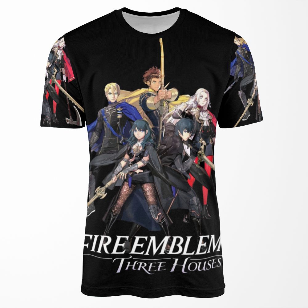 Fire Emblem Three Houses House Leaders And Byleth Male Female All-over-print T-shirt