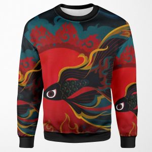 Fire Fish All-over-print Unisex Sweatshirt