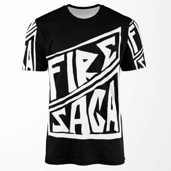 Fire Saga All-over-print T-shirt