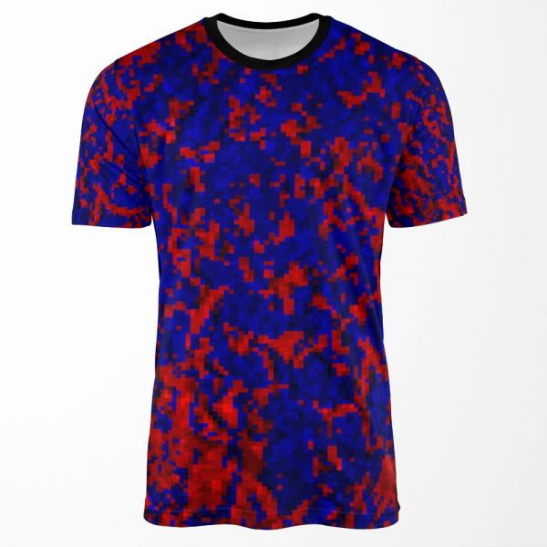 Fireblu Doom 2 Texture Design All-over-print T-shirt