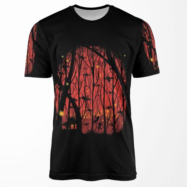 Fireflies All-over-print T-shirt
