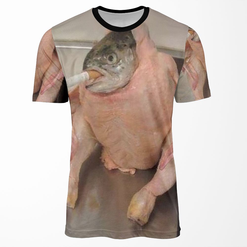 Fish In Chicken All-over-print T-shirt