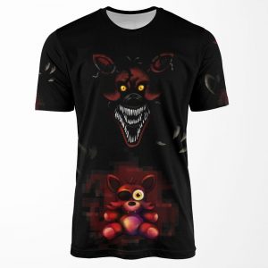 Five Nights At Freddy S Fnaf 4 Nightmare Foxy Plush All-over-print T-shirt