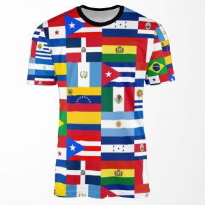 Flags Of Latin America All-over-print T-shirt
