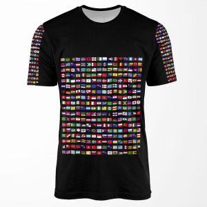 Flags Of The Countries Of The World All-over-print T-shirt