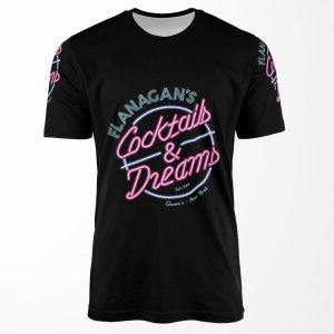 Flanagan S Cocktails And Dreams All-over-print T-shirt