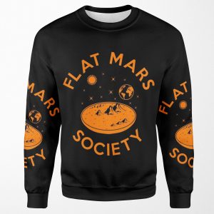 Flat Mars Society All-over-print Unisex Sweatshirt