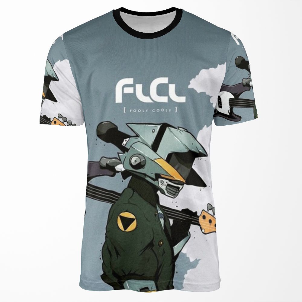 Flcl Anime All-over-print T-shirt
