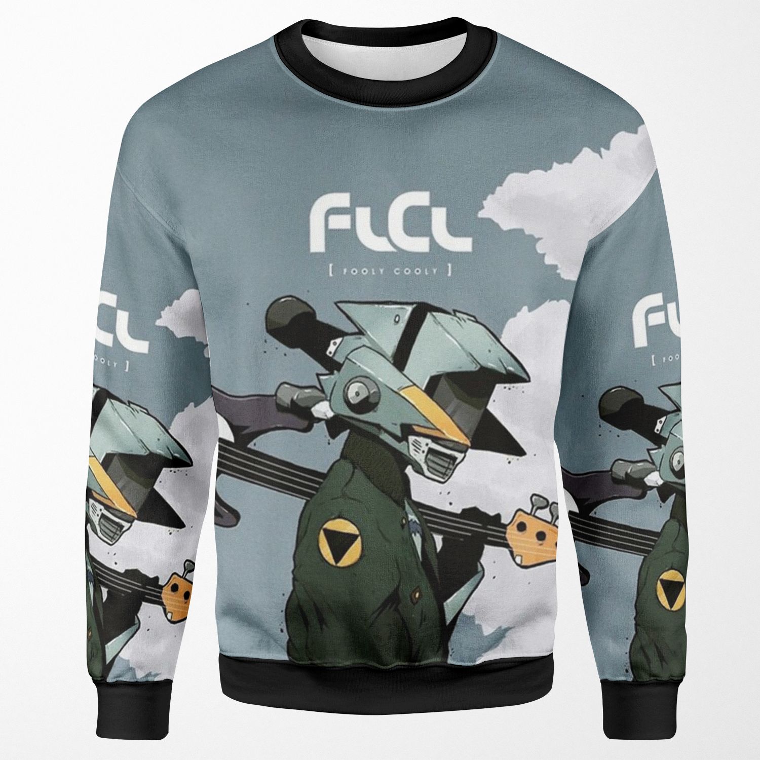 Flcl Anime All-over-print Unisex Sweatshirt