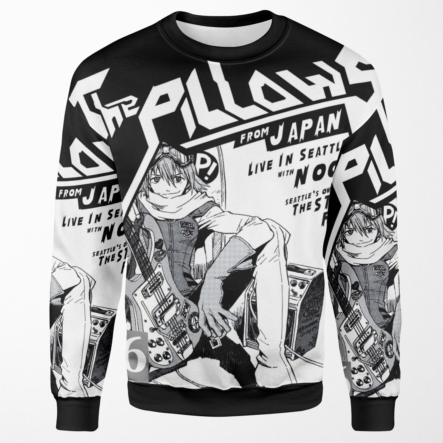 Flcl The Pillows Live All-over-print Unisex Sweatshirt