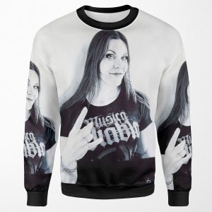 Floor Jansen Portrait All-over-print Unisex Sweatshirt
