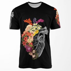 Flower Heart Spring All-over-print T-shirt