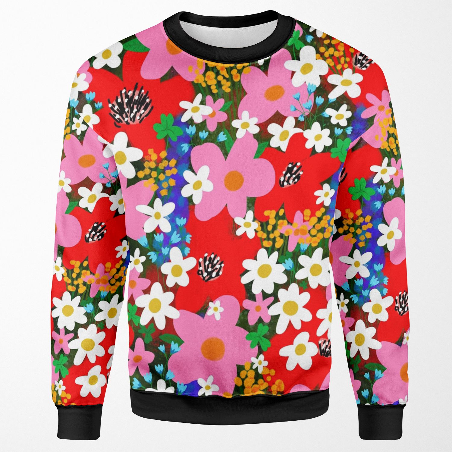 Flower Power All-over-print Unisex Sweatshirt