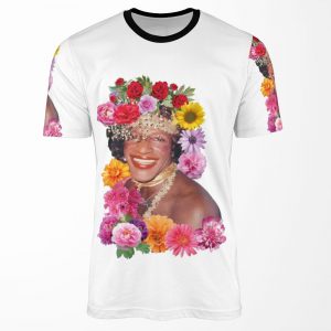 Flowerful Marsha P Johnson All-over-print T-shirt