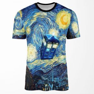 Flying Magic Phone Box All-over-print T-shirt
