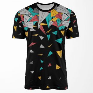 Flying Paper Planes All-over-print T-shirt
