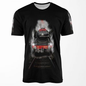 Flying Scotsman Through The Night By Motormaniac All-over-print T-shirt