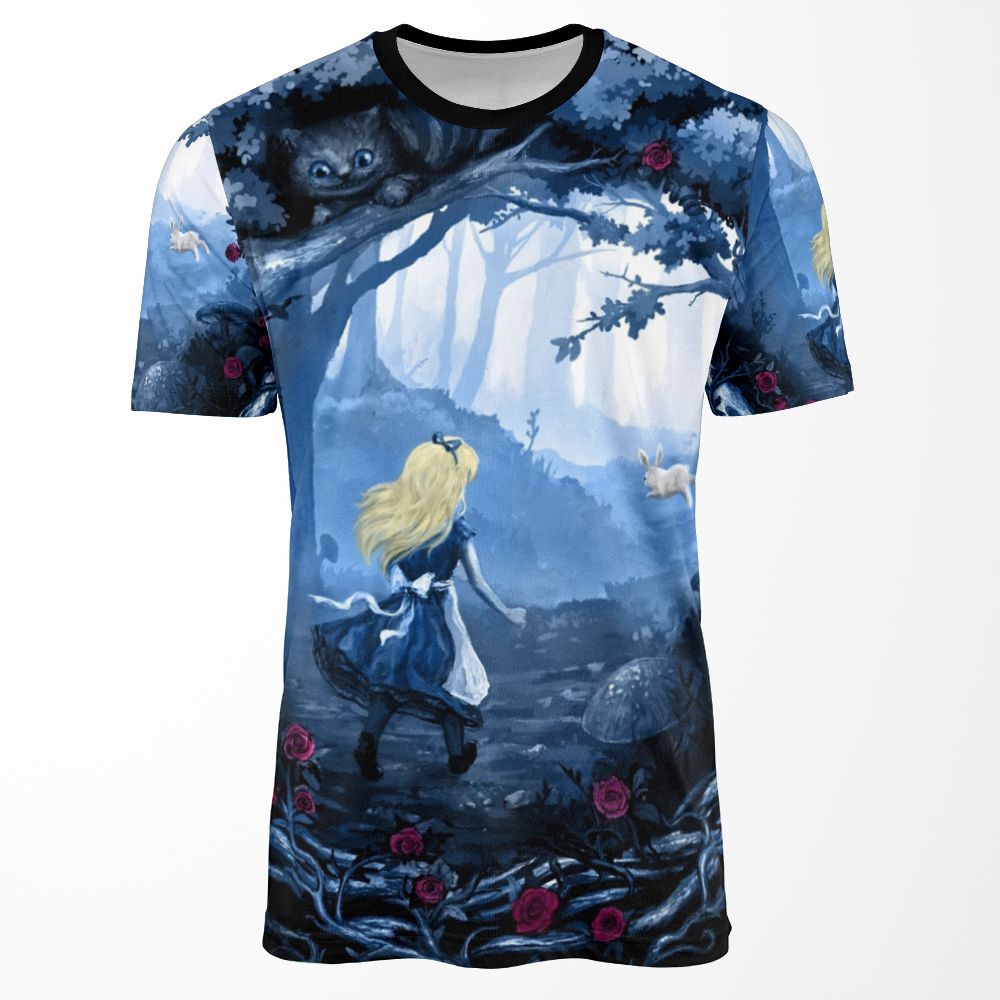 Follow The Rabbit All-over-print T-shirt