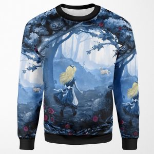 Follow The Rabbit All-over-print Unisex Sweatshirt