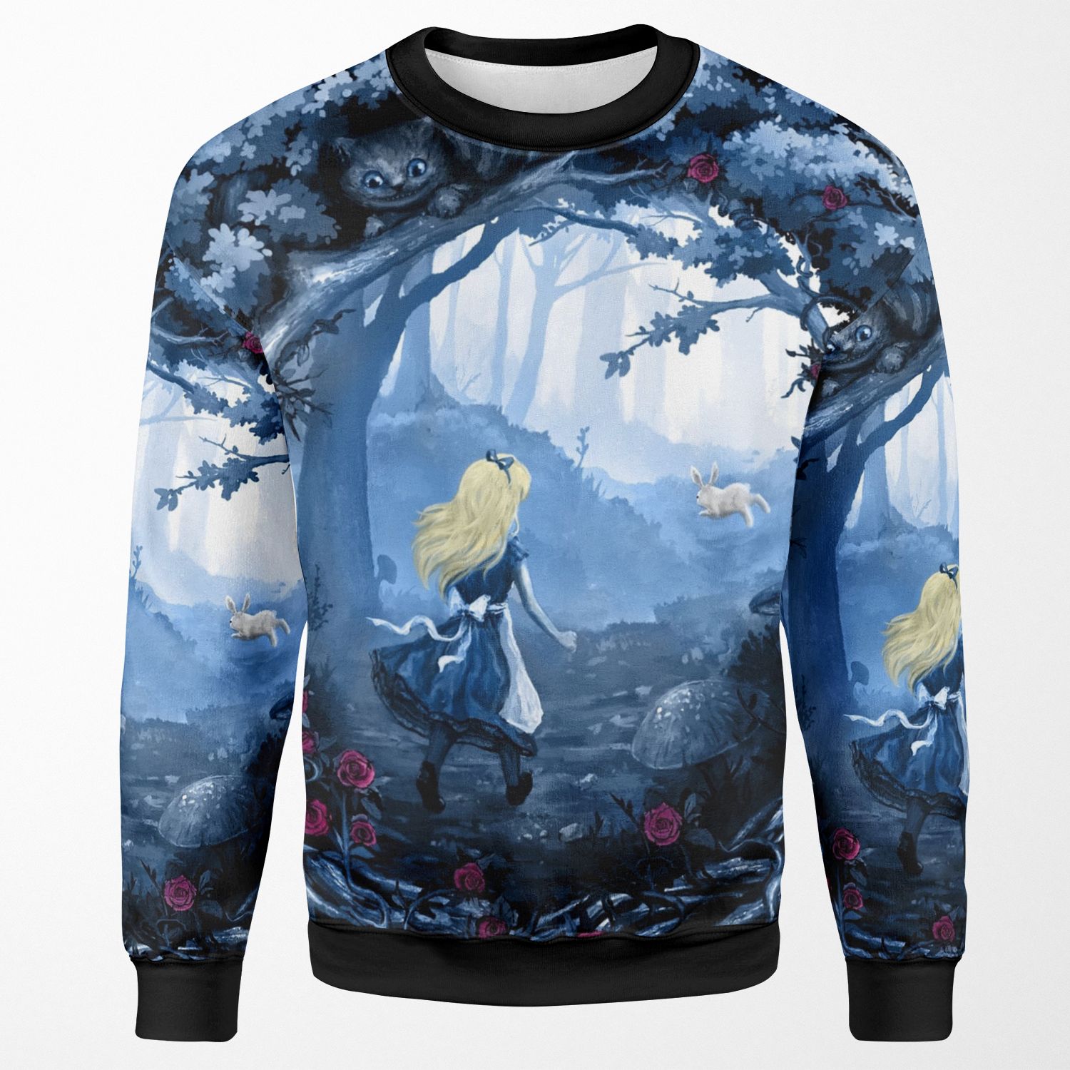 Follow The Rabbit All-over-print Unisex Sweatshirt