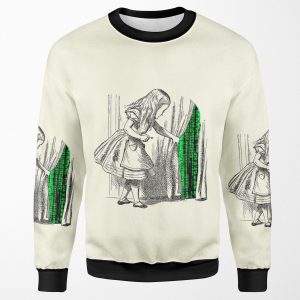 Follow The White Rabbit All-over-print Unisex Sweatshirt