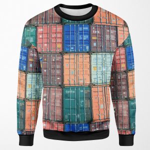 For The Love Of Shipping Containers All-over-print Unisex Sweatshirt