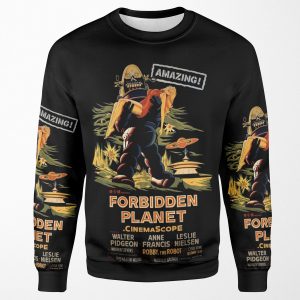 Forbidden Planet Poster All-over-print Unisex Sweatshirt